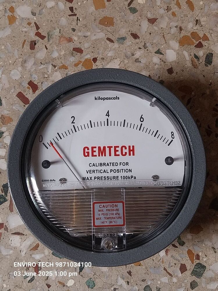 GEMTECH Differential Pressure Gauge Dealers Near NS Hospital