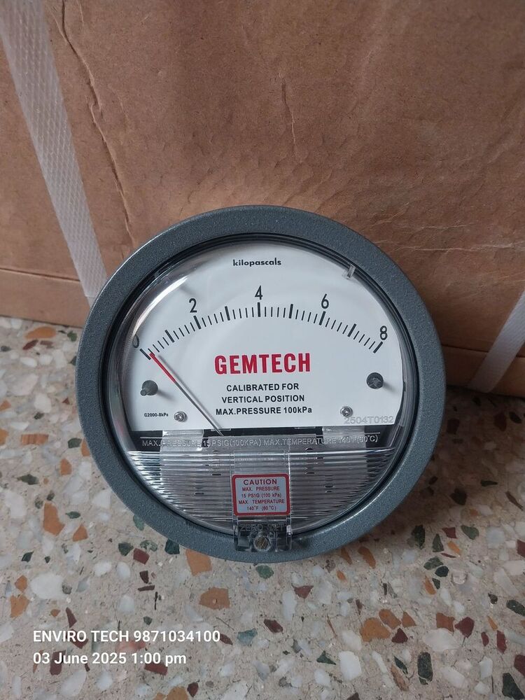GEMTECH Differential Pressure Gauge Dealers Near NS Hospital