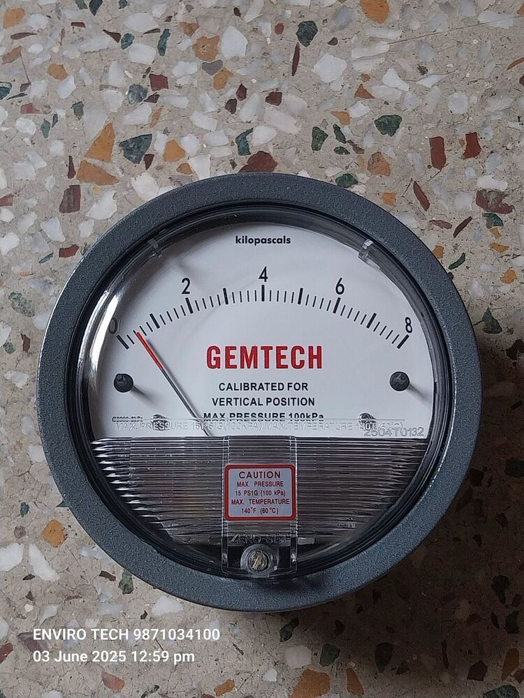 GEMTECH Differential Pressure Gauge Dealers Near NS Hospital