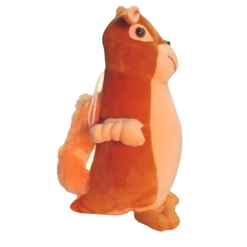 गिलहरी जानवर सॉफ्ट टॉय