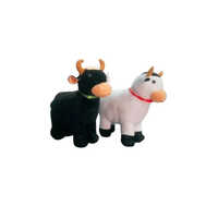 Cow Animal Soft Toy Set