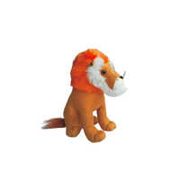 Stuffed Lion Animal Soft Toy - Color: Brown (base)