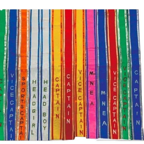 Printed Satin Sashes