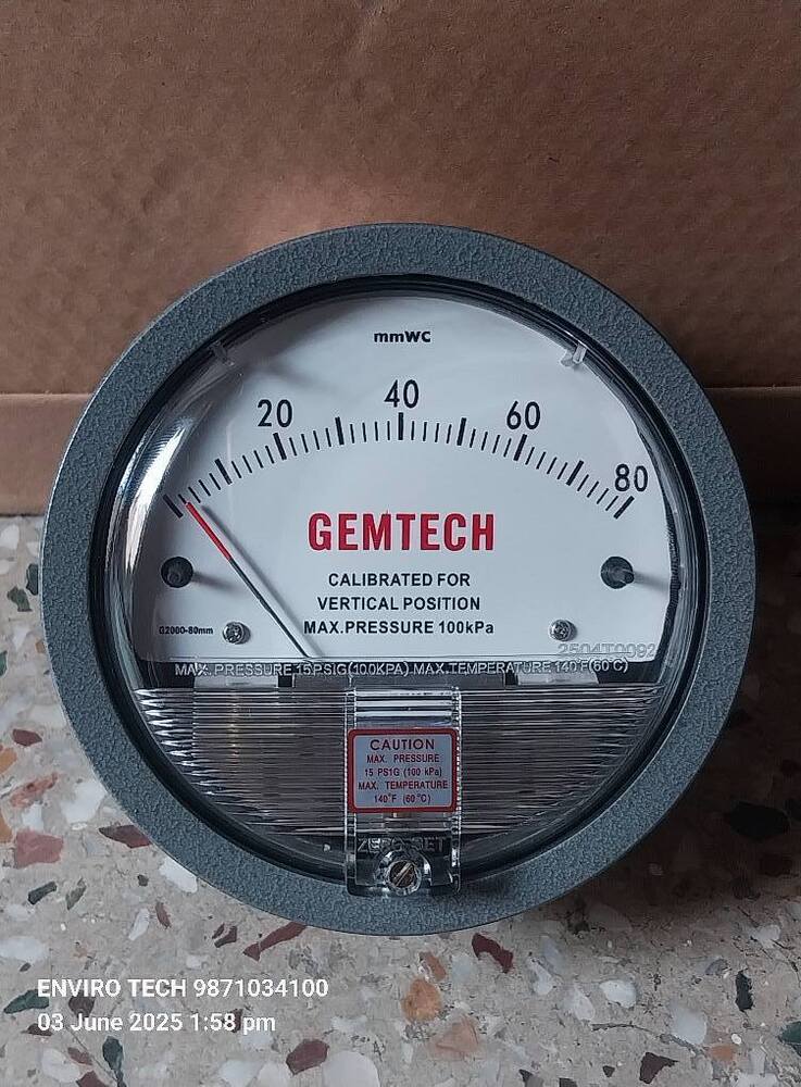 GEMTECH Differential Pressure Gauge Dealers Near Nulife Hospital