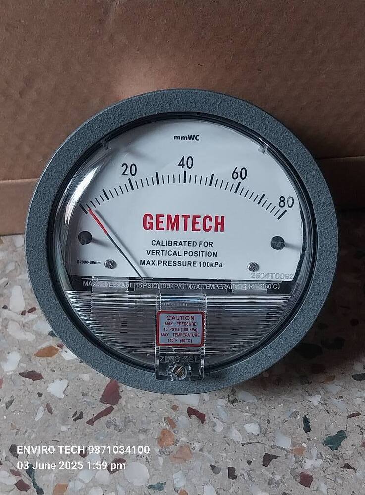 GEMTECH Differential Pressure Gauge Dealers Near Nulife Hospital