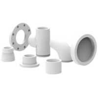 Pvdf Pipes And Fittings - Color: White