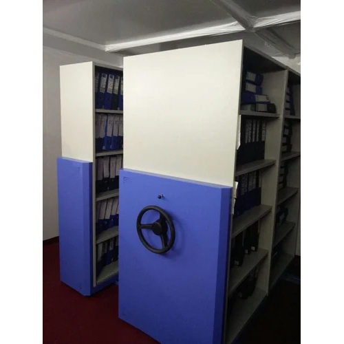 Mild Steel 7 Feet File Compactor Storage System