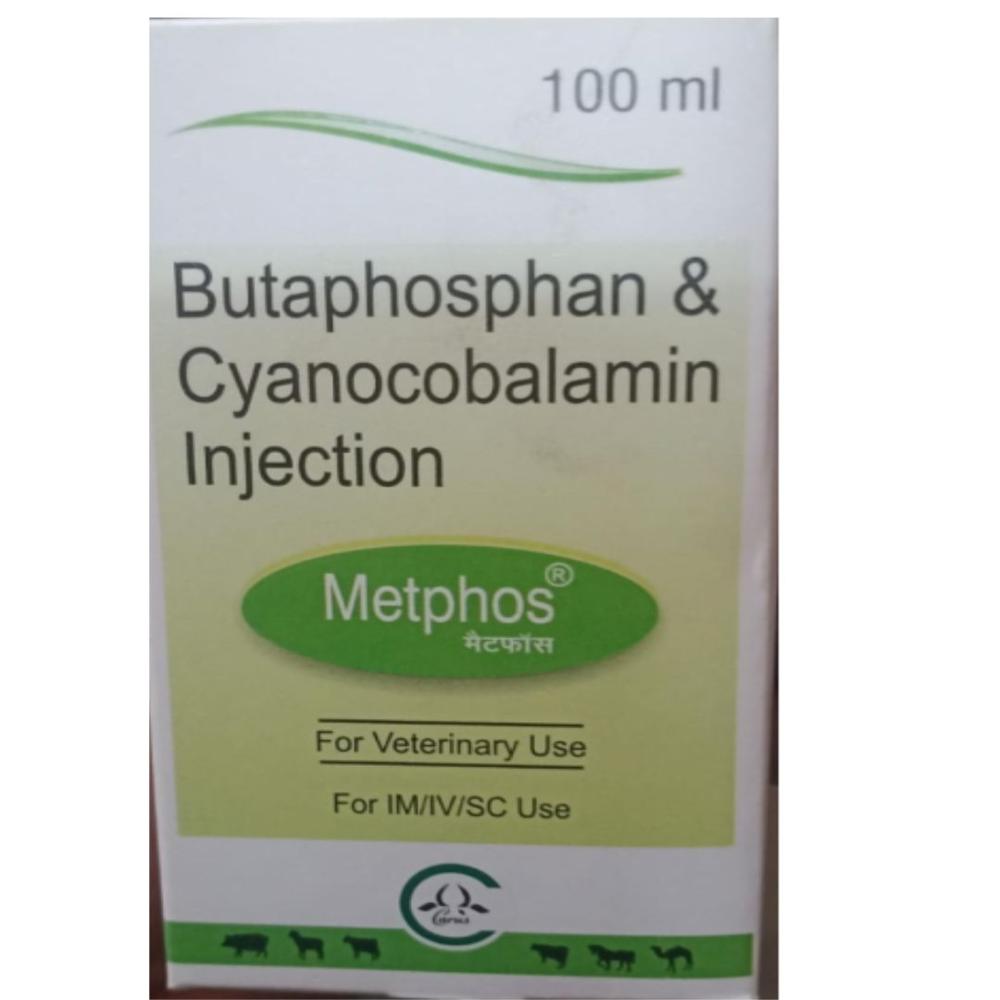 Metphos Butaphosphan+Mecobalamin 100ml Injection