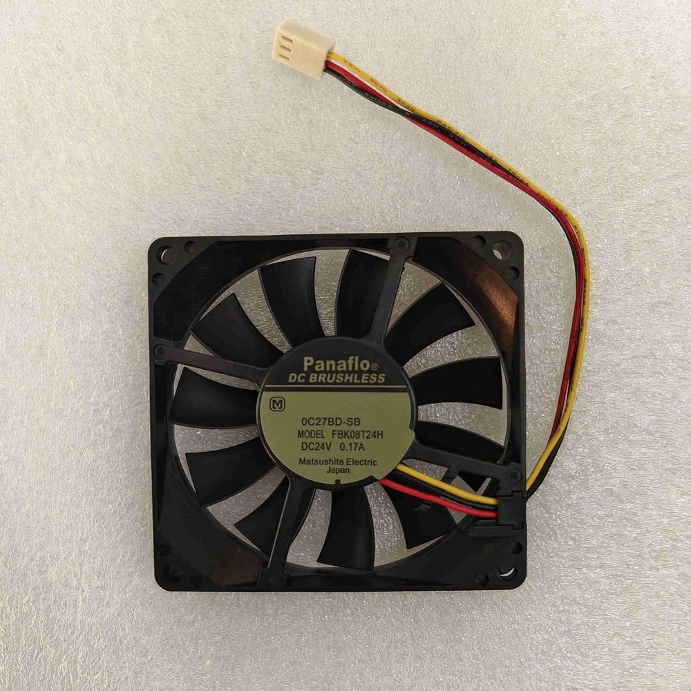 PANAFLO FBK08T24H Axial Fan 24V-0.17A DC Brushless Air Cooling Fan 3000 RPM 8015mm 3Wire