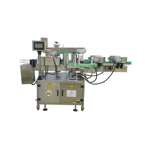 Square Bottle Front-back Sticker Labeling Machine - Application: Industrial