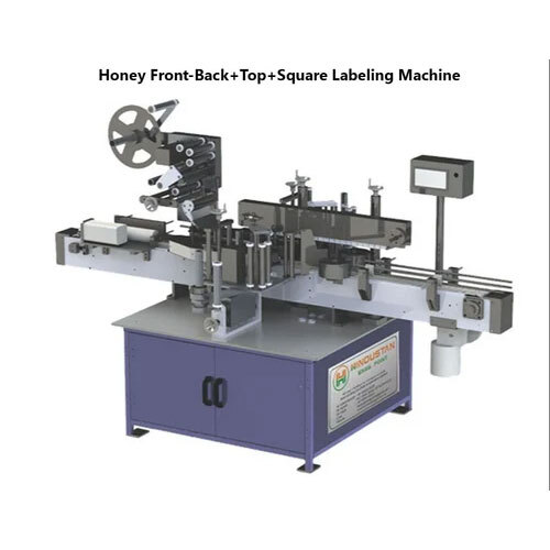 Honey Front-Back+Top+Square Labeling Machine