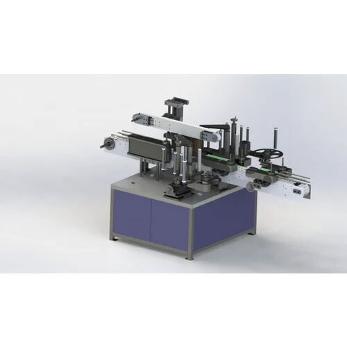 Honey Front-Back+Top+Square Labeling Machine