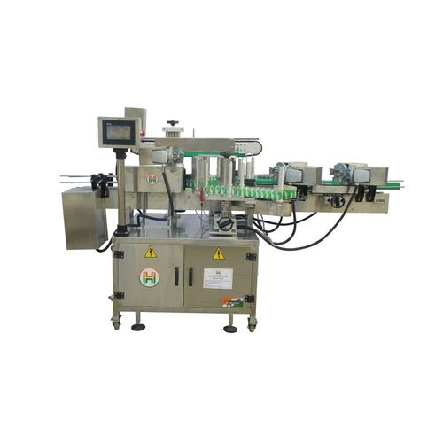 Mustered Oil Bottle Sticker Labelling Machine For 5Literr - Application: Industrial