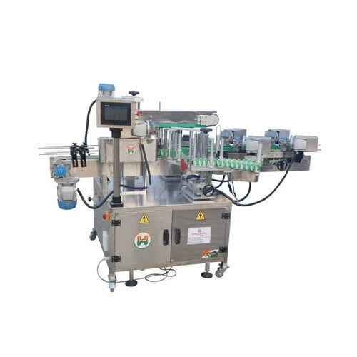 Hair Oil Bottle Sticker Labeling Machine - Application: Industrial