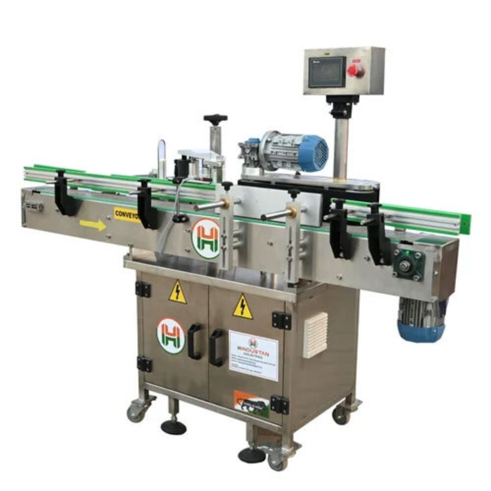 Round Bottle Sticker Labelling Machine - Application: Industrial at ...