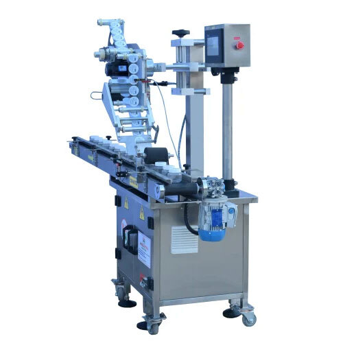 Body Perfume Bottle Top Sticker Labeling Machine