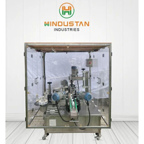 Fully Automatic Sticker Labelling Machine with Safety Cabinet