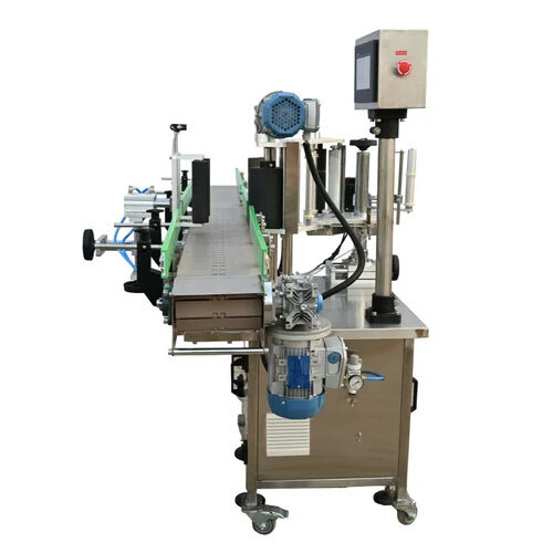 Round Bottle Jar Sticker Labeling Machine