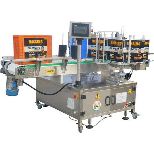 Battery Front-Back Sticker Labeling Machine