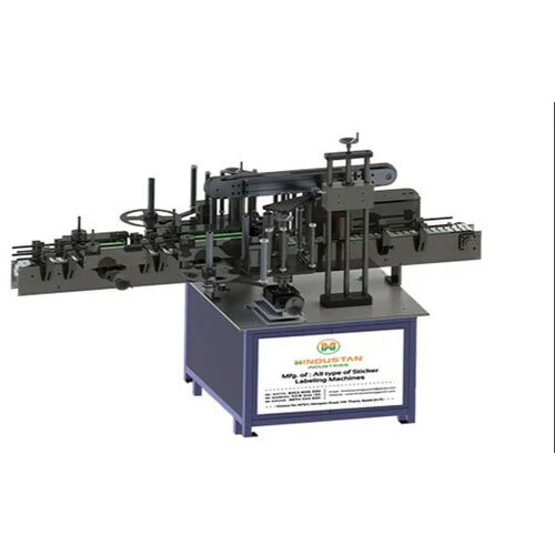 Round+top Sticker Labeling Machine By Hindustan Industries