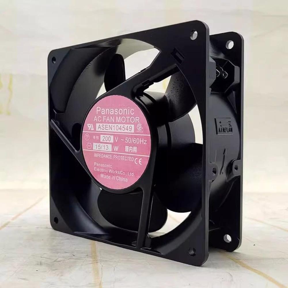 PANASONIC ASEN104549 Axial Fan 200V-50/60Hz 15/13W DC Brushless Air Cooling Fan 2100 RPM 120 * 120 * 38mm 2Wire (Metal)