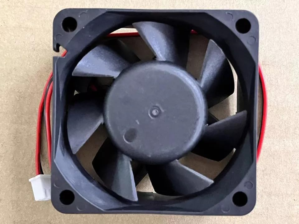  Mechatronics F6025E24B Axial Fan 24V-0.125A DC Brushless Air Cooling Fan 5000 RPM 60 * 60 * 25mm 2Wire