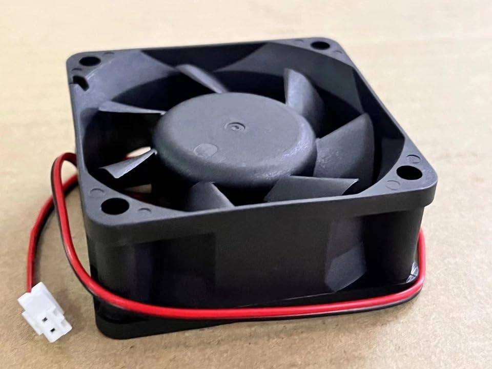  Mechatronics F6025E24B Axial Fan 24V-0.125A DC Brushless Air Cooling Fan 5000 RPM 60 * 60 * 25mm 2Wire