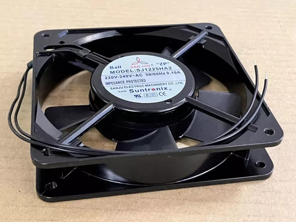 Suntronix SJ1225HA2 Axial Fan 220/240V~50/60Hz 0.10A DC Brushless Air Cooling Fan 2700 RPM 120 * 120 * 25mm Metal