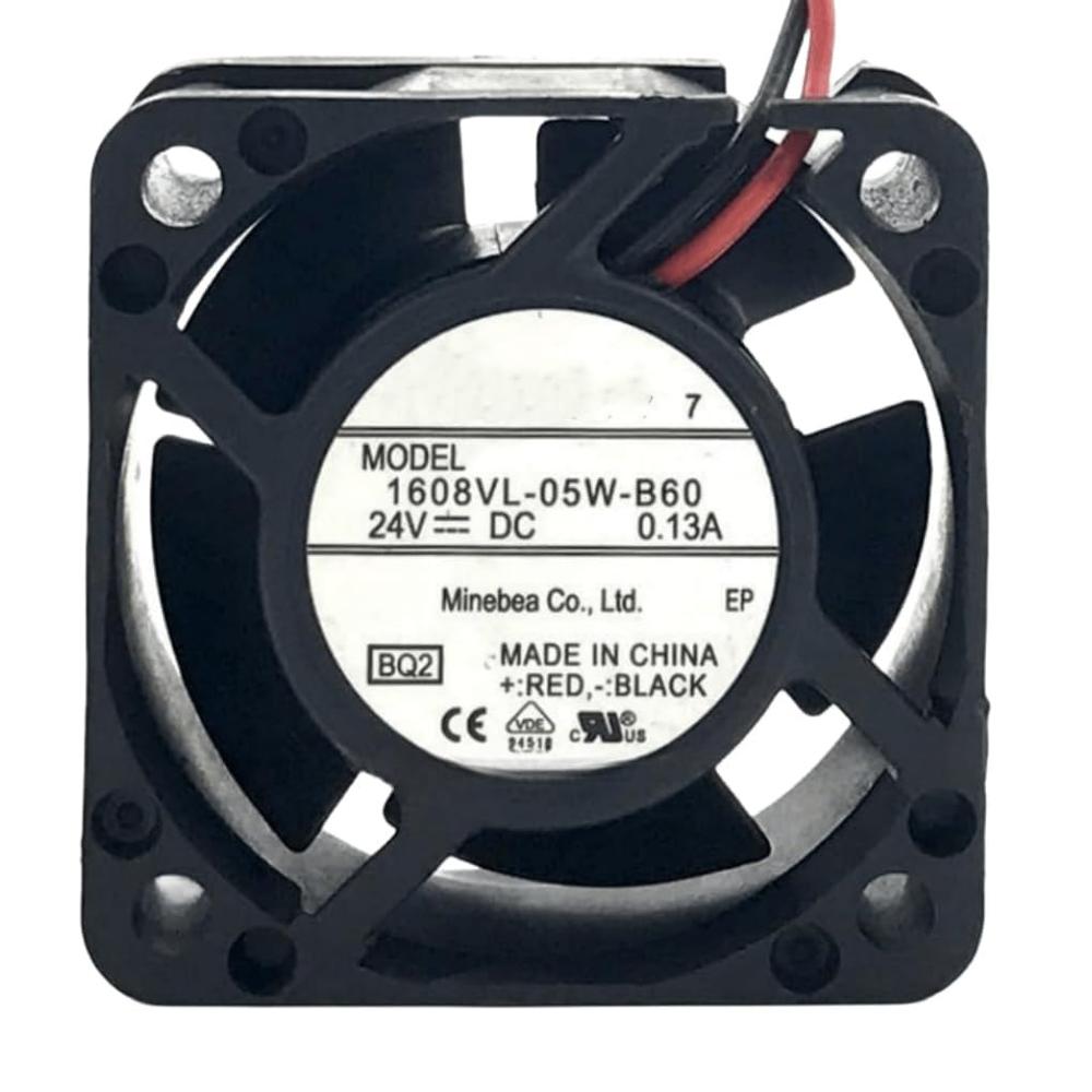 NMB 1608VL-05W-B60 Axial Fan 24V-0.13A DC Brushless Air Cooling Fan 9500 RPM 40 * 40 * 20mm 2Wire