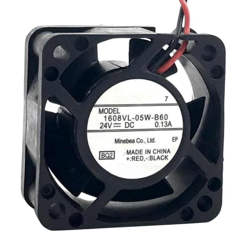 NMB 1608VL-05W-B60 Axial Fan 24V-0.13A DC Brushless Air Cooling Fan 9500 RPM 40 * 40 * 20mm 2Wire