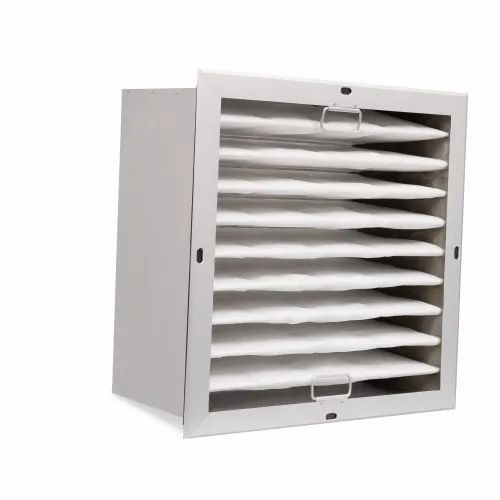 Flange Air Fine Pre Filter - Color: White