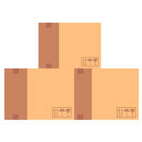 कागज़ की तरंगित डिब्बे