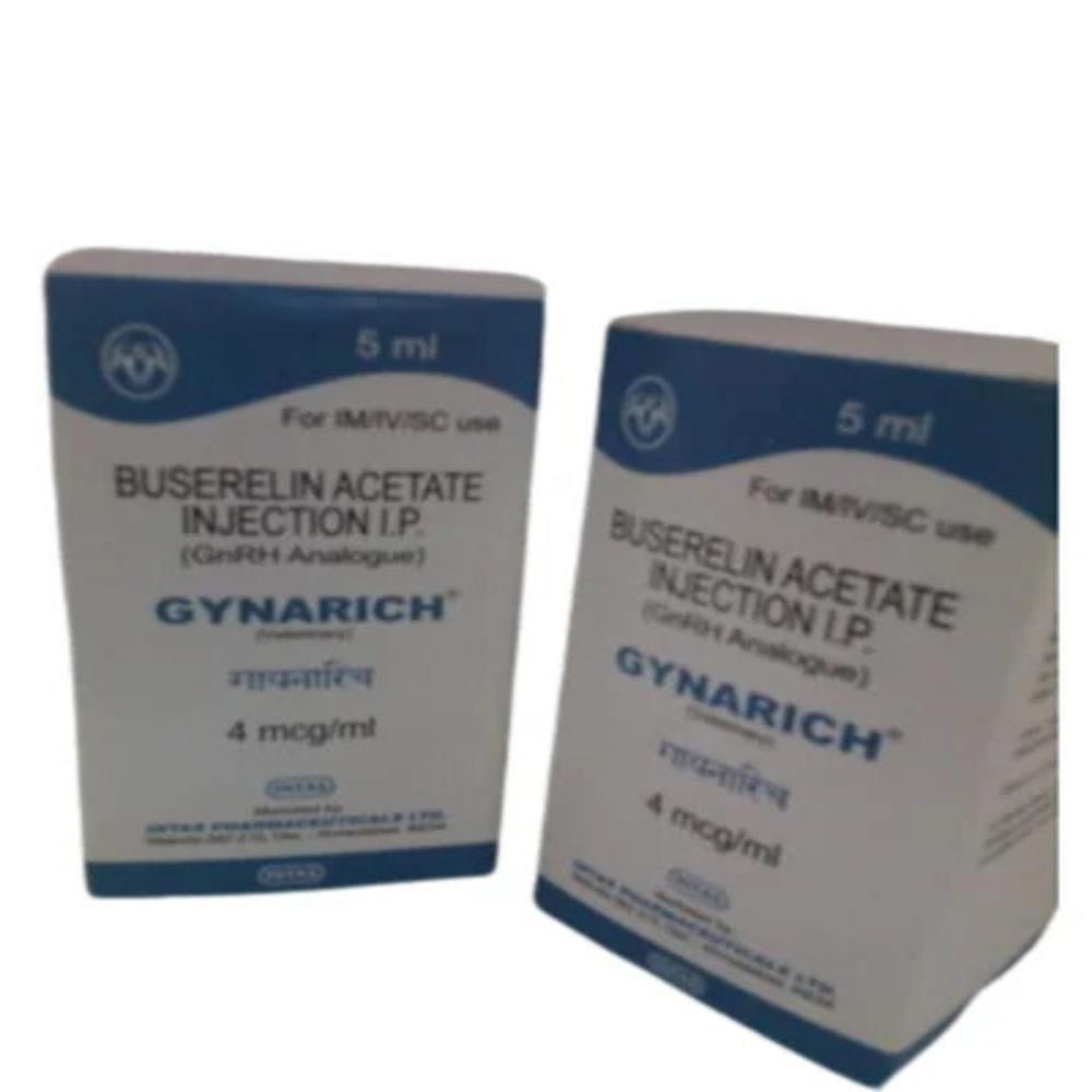 Gynarich Buserelin 5ml Injection - Packaging Type: Box