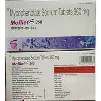 360mg Mycophenolate Sodium Tablets - Drug Type: General Medicines