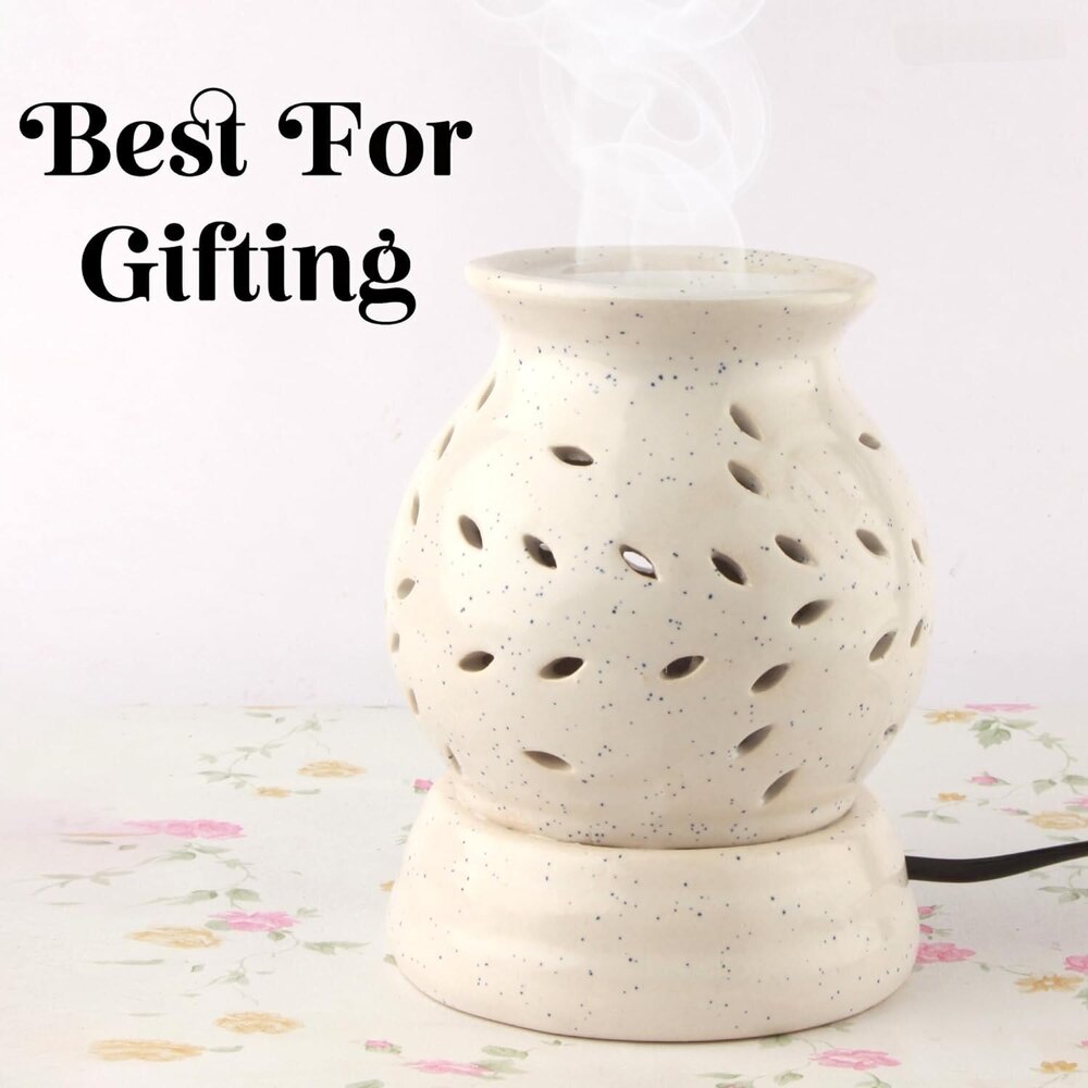 Electric Ceramic Aroma Diffuser Ceramic Oil Burner for Home Office