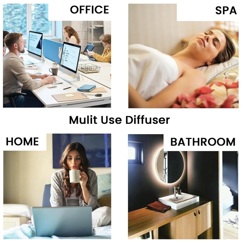 Electric Ceramic Aroma Diffuser Ceramic Oil Burner for Home Office