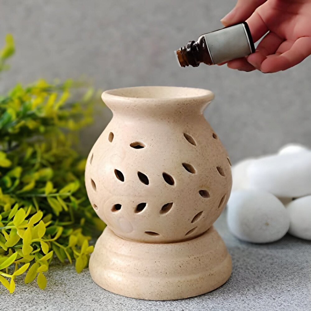 Electric Ceramic Aroma Diffuser Ceramic Oil Burner for Home Office
