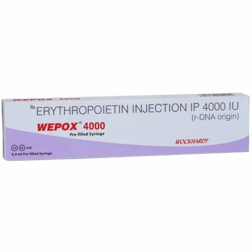 4000 IU-Ml Erythropoietin Injection IP