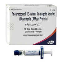Pneumococcal 13 Valent Conjugate Vaccine - Liquid Injection | Dosage As Per Prescription, Suitable For Adults, Store In Cool And Dry Place