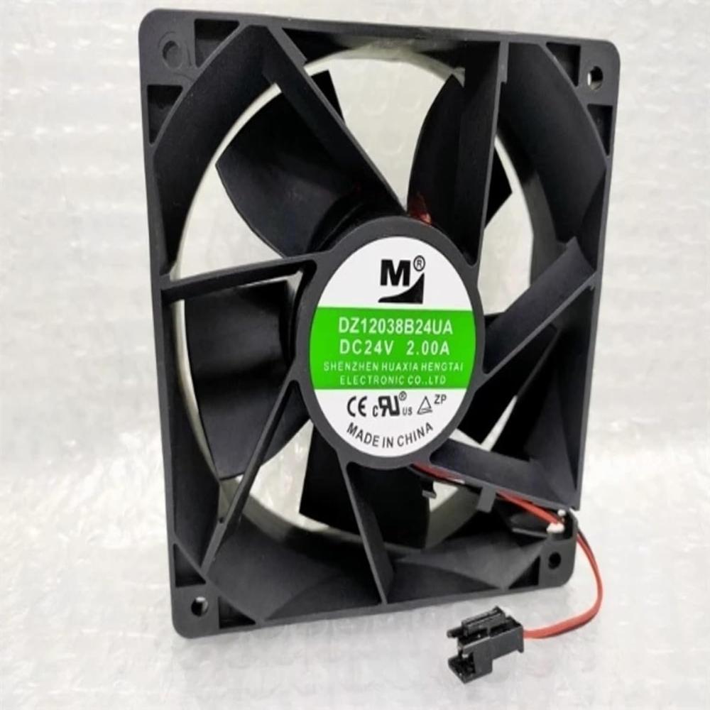 M DZ12038B24UA Axial Fan 24V-2.00A DC Brushless Air Coooling Fan 3500 RPM 120 * 120 * 38mm 2Wire