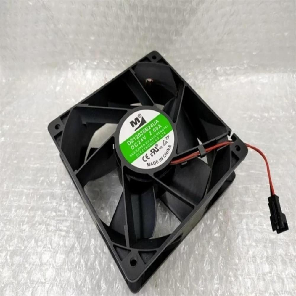 M DZ12038B24UA Axial Fan 24V-2.00A DC Brushless Air Coooling Fan 3500 RPM 120 * 120 * 38mm 2Wire