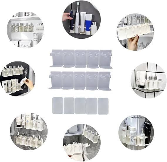 Wall Mount Storage Holder 5 Slot Wall Mount Storage Rack