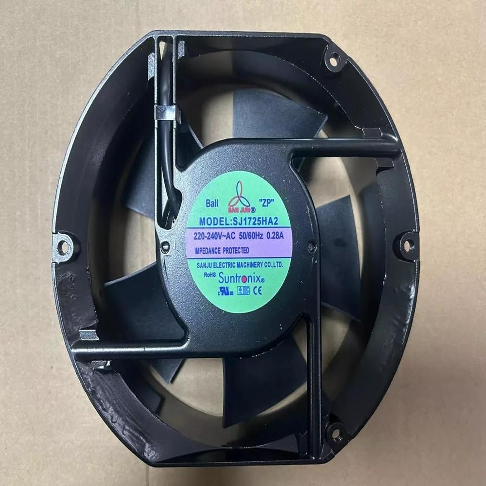 TAIJU SJ1725HA2 Axial Fan 220-240V 0.23/0.28A 50/60Hz DC Brushless Air Cooling Fan 2700 RPM 172 * 150 * 51mm 2Wire