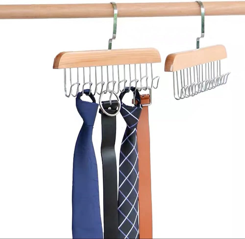 Wooden Hangers 8 Hooks Hanger
