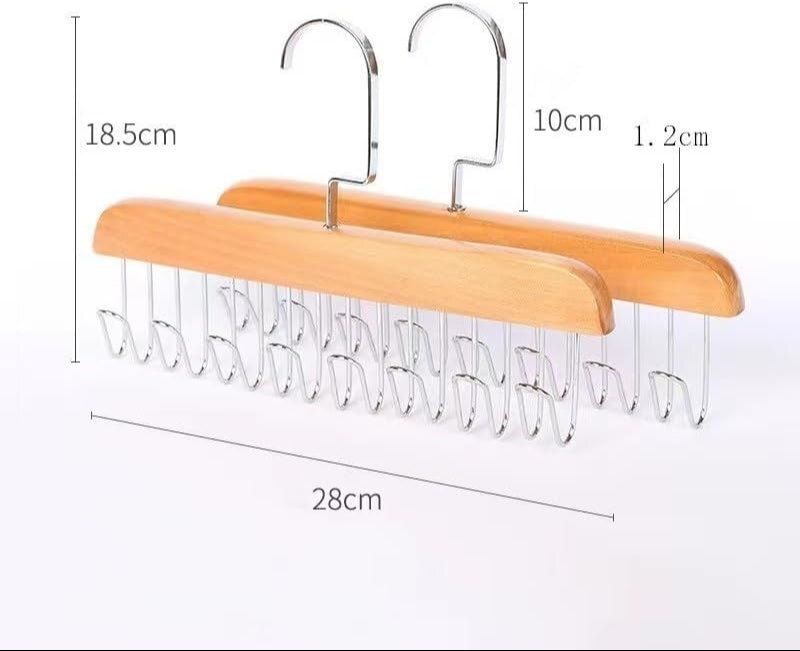 Wooden Hangers 8 Hooks Hanger