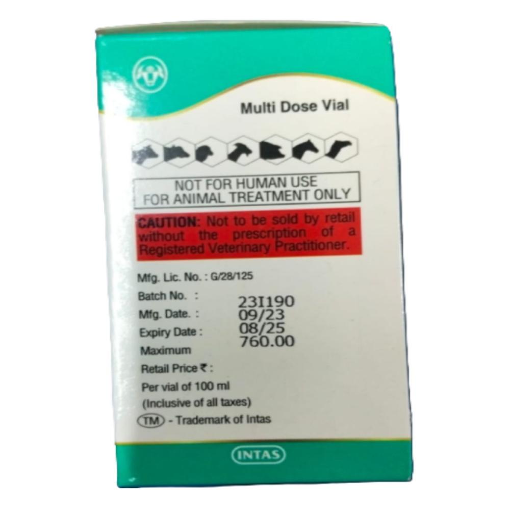 Unizif Flunixin Meglumine 100ml Injection - Packaging Type: Box