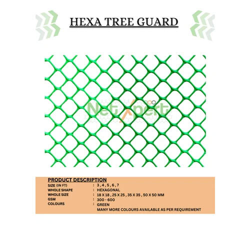 4X5 Feet Virgin Hexa Plastic Tree Guard
