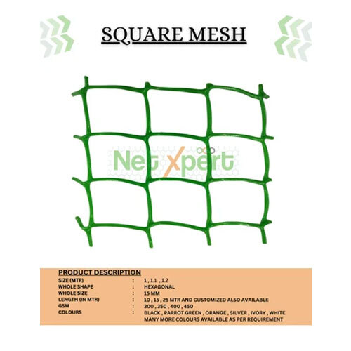 Virgin Square Guard Mesh - Color: Green