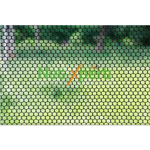 Net Xpert Virgin Mini-hexa Fencing Mesh - Color: Black