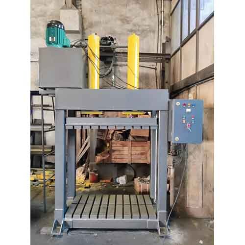 Fabric Bale Press Machine - Color: Grey